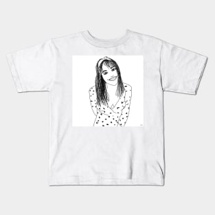 girl smiling Kids T-Shirt